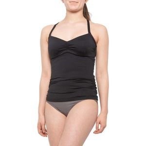 Seafolly Tankini Top 6 DD Black Underwire Stretch